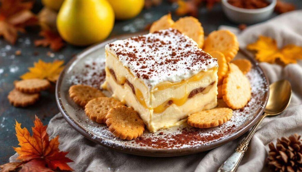 Jamais un dessert d’automne n’a été aussi fondant : ce tiramisu à la poire vanillée express sans cuisson vaut le détour