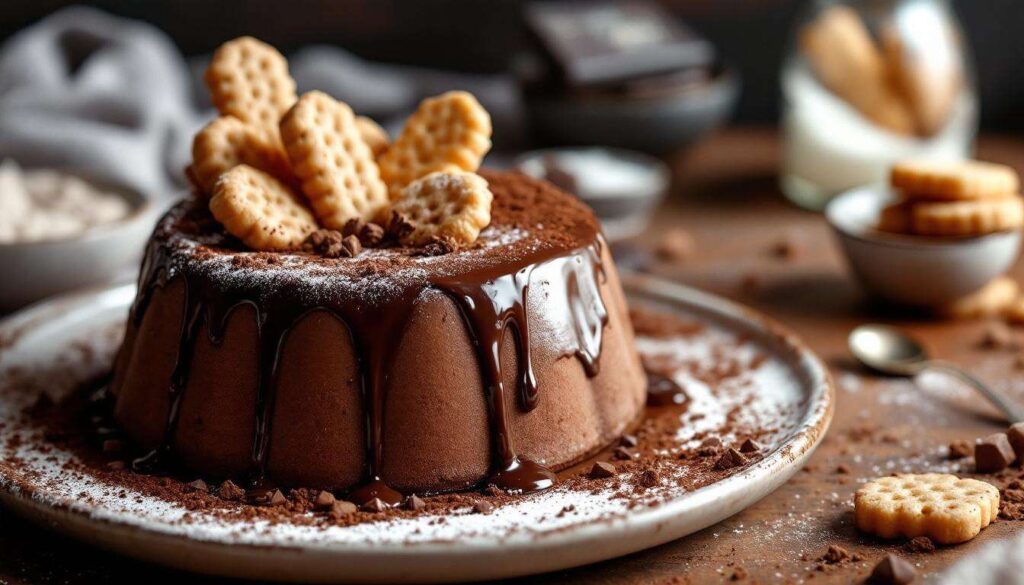 « C’est le dessert que je prépare quand j’ai envie de régaler tout le monde » : voici la charlotte au chocolat intensément fondante !