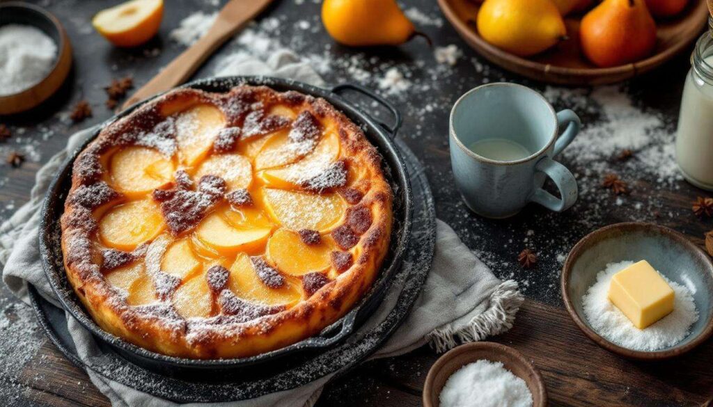 Clafouflan : ce dessert entre flan et clafoutis cartonne en novembre (et il est ultra facile)