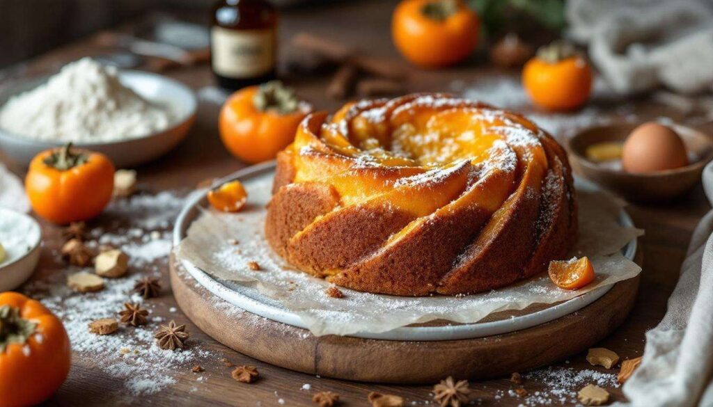 Étonnant et ultra-moelleux, ce gâteau au kaki va conquérir tous les amateurs de douceurs