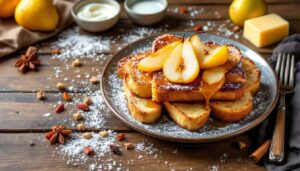 « Ce pain perdu brioché aux poires caramélisées est devenu mon petit-déj préféré de l’automne » : testé et plus qu’approuvé !