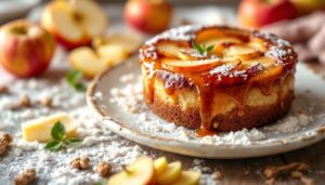 Gâteau pommes, beurre chaud et caramélisation : le trio magique qui transforme un dessert simple en chef‑d’œuvre