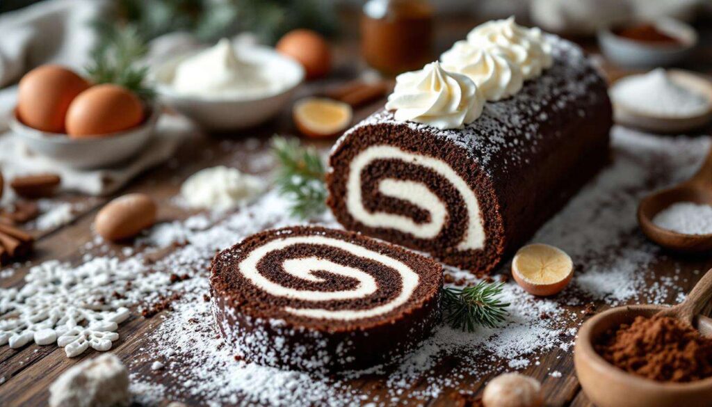 Génoise fondante, chantilly légère, cacao intense : la bûche express au Airfryer qui va faire fondre vos invités