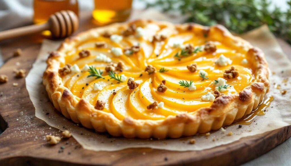 La tarte poires-bleu prête en 20 minutes : l’apéritif ou repas sucré-salé qui épate à tous les coups
