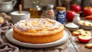 Attention : ce gâteau pommes-yaourt de grand-mère (ultra moelleux) va réveiller tous vos souvenirs d’enfance