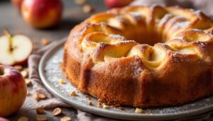 Julie Andrieu dévoile son gâteau aux pommes favori « c'est bien meilleur qu'une simple tarte »