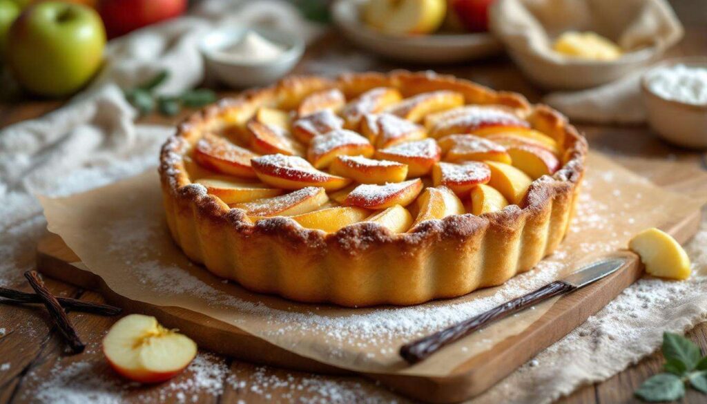 Julie Andrieu dévoile son gâteau aux pommes préféré « c'est bien meilleur qu’une simple tarte »