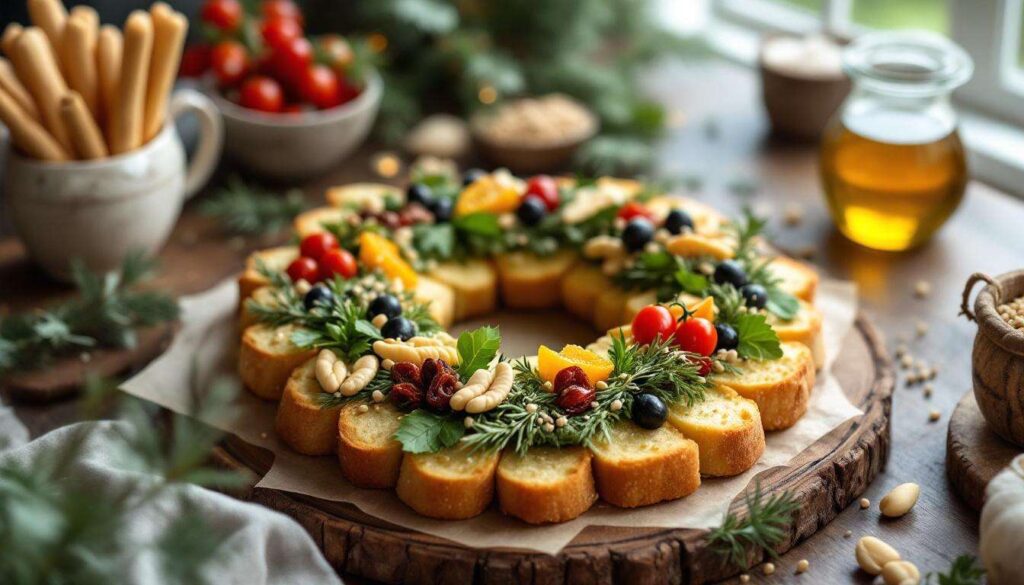 Cette couronne de noël comestible prête en 5 minutes va surprendre vos invités (indice : rien à cuisiner)