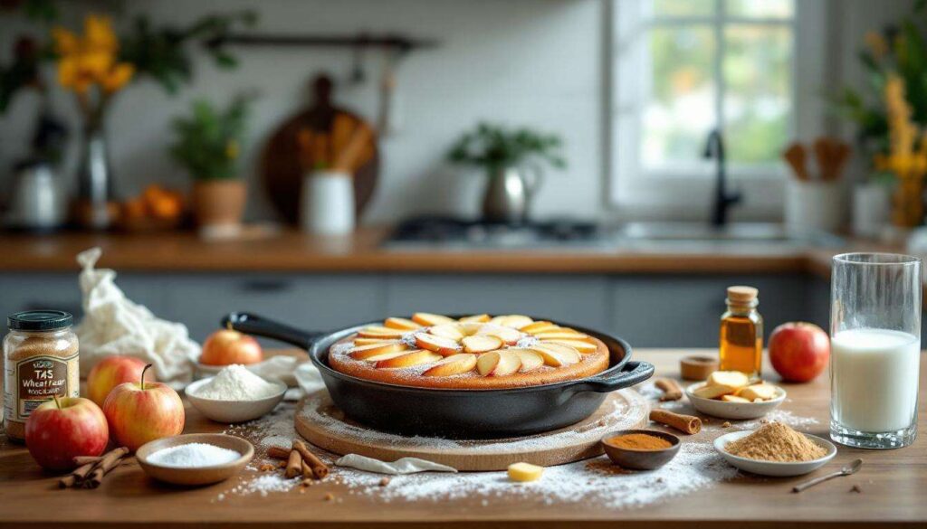 « Une poêle, et c’est tout » : le gâteau aux pommes que je fais sans four