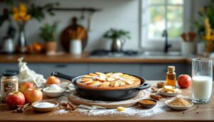 « Une poêle, et c’est tout » : le gâteau aux pommes que je fais sans four