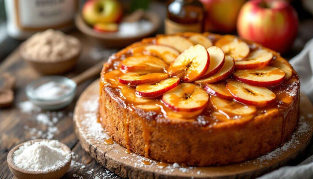 Julie Andrieu dévoile la recette de son gâteau aux pommes favori « c'est bien meilleur qu'une simple tarte »
