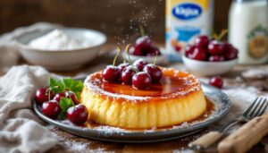 Clafouflan : ce dessert entre flan et clafoutis fait un carton en ce moment (et si simple à faire)