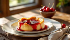Clafouflan : ce dessert entre flan et clafoutis fait un carton en ce moment (et il est vraiment ultra facile)