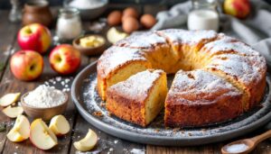 Ce gâteau aux pommes est extraordinaire, Julie Andrieu l'affirme : « 100 fois meilleur qu’une simple tarte aux pommes »