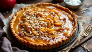 Un concentré de croustillant et douceur : la tarte pomme-sarrasin ultra rapide prête en 10 minutes