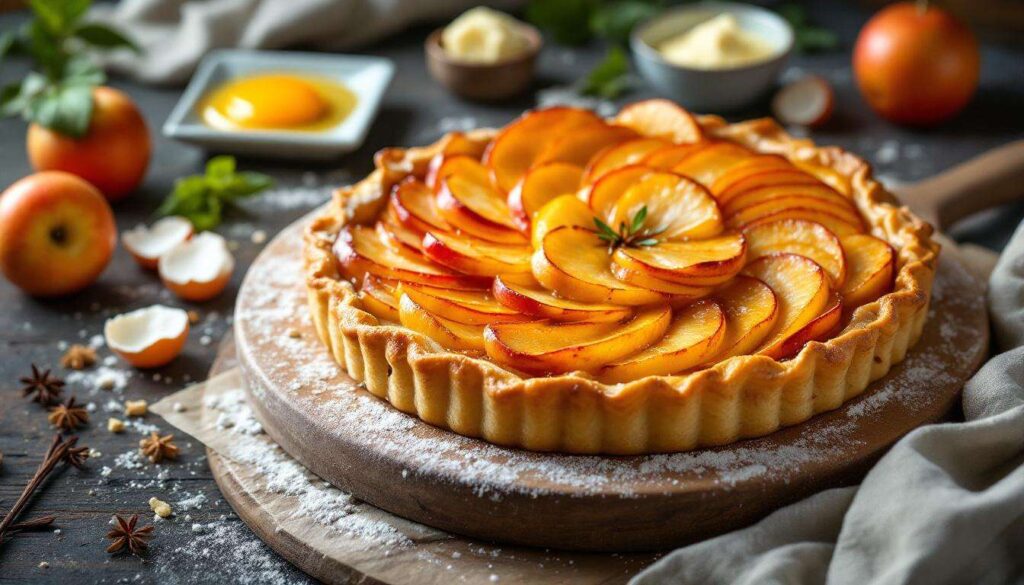 Recette de la tarte aux pommes à l'alsacienne de Paul Bocuse