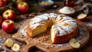 Gâteau aux pommes : l’astuce du beurre chaud qui caramélise tout et transforme votre dessert en chef‑d’œuvre