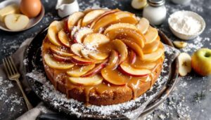 Le gâteau aux pommes sans four qui fait “wahou” : version caramel beurre salé
