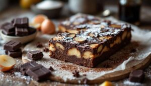 Un carré poire-chocolat plus fondant qu’un cake