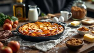 « Une poêle, 10 min : le gâteau aux pommes bluffant sans four ! »