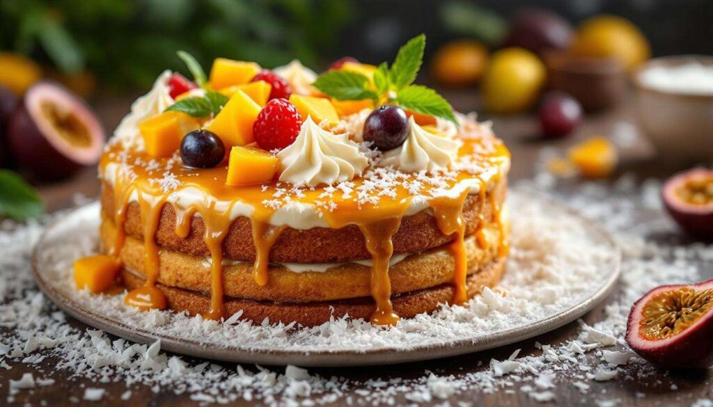 Saint-Honoré exotique de Seb pour la finale du Meilleur Pâtissier du 11 janvier (recette complète)
