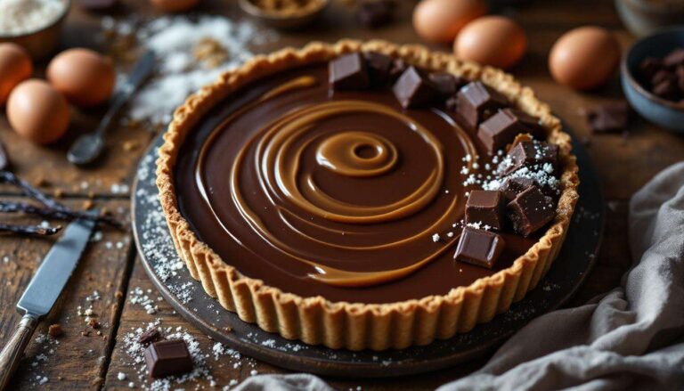 Recette Tarte Au Chocolat Et Caramel
