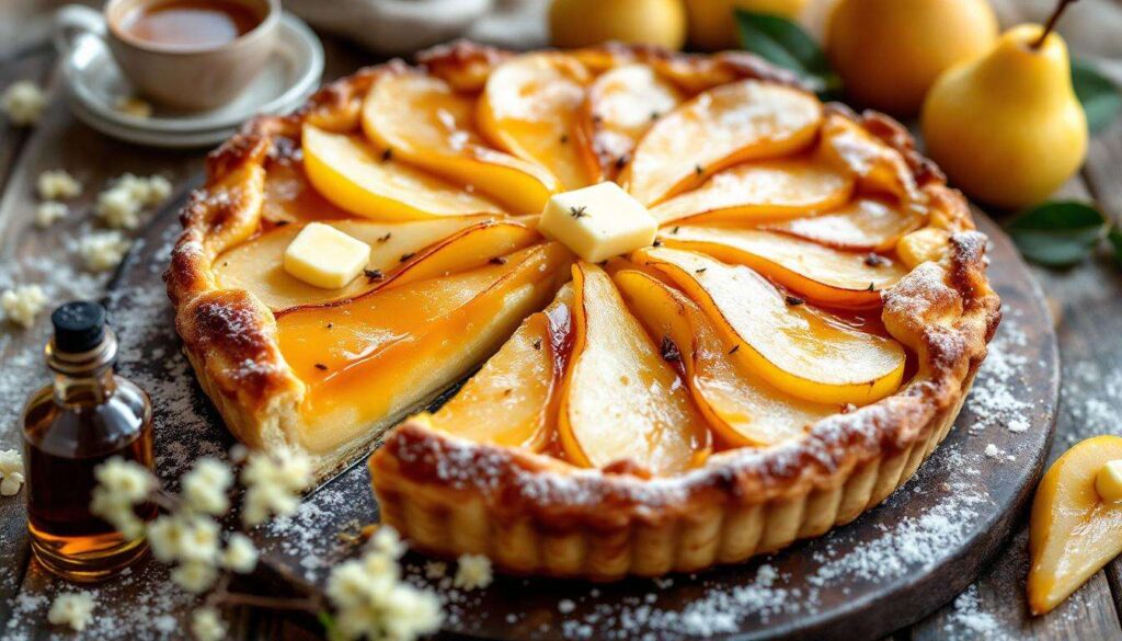 La tarte tatin aux poires qui sent la vanille et le caramel fondu : le dessert familial simplissime à préparer cet automne