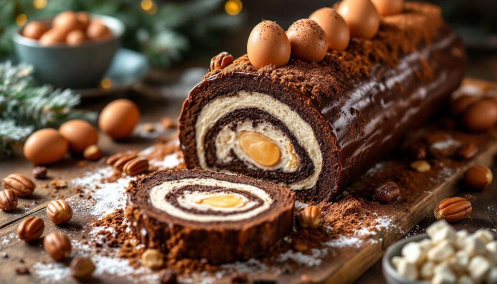 Bûche chocolat praliné simplifiée : la recette inratable