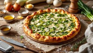 Le crousti-fondant express de l’automne : la tarte fine poireaux-parmesan qui va faire fondre vos convives en 30 minutes max