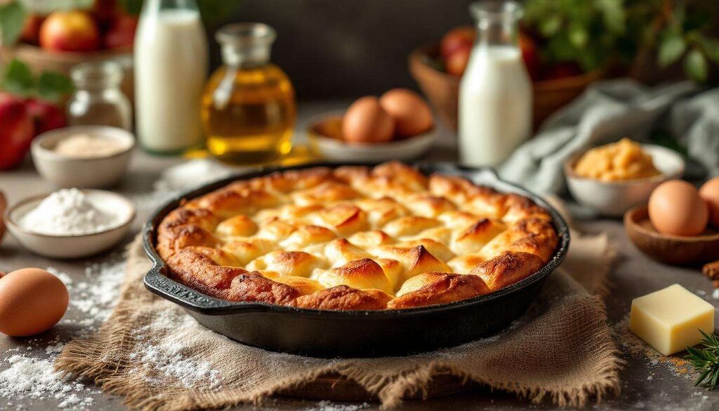 Ce gâteau aux pommes à la poêle deviendra vite votre dessert fétiche (facile et rapide)