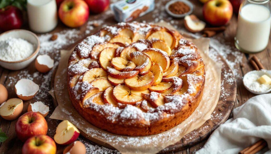 Julie Andrieu dévoile son gâteau aux pommes favori « bien meilleur qu’une simple tarte »