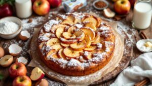 Julie Andrieu dévoile son gâteau aux pommes favori « bien meilleur qu’une simple tarte »