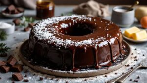 Gâteau fondant praliné-chocolat : un dessert express au cœur bien moelleux