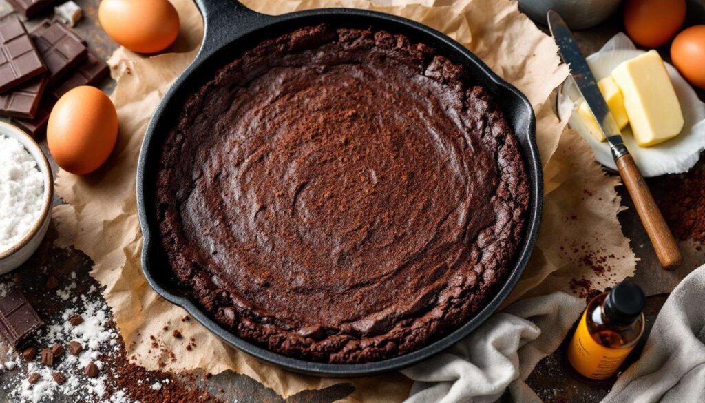Chocolat intense et fondant incroyable : le brownie à la poêle transforme vos moments gourmands
