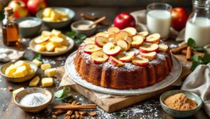Julie Andrieu nous dévoile son gâteau aux pommes préféré « bien meilleur qu’une simple tarte »