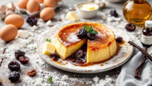 Ce far breton aux pruneaux est si fondant qu’il se mange à la petite cuillère, jusqu’à la dernière miette