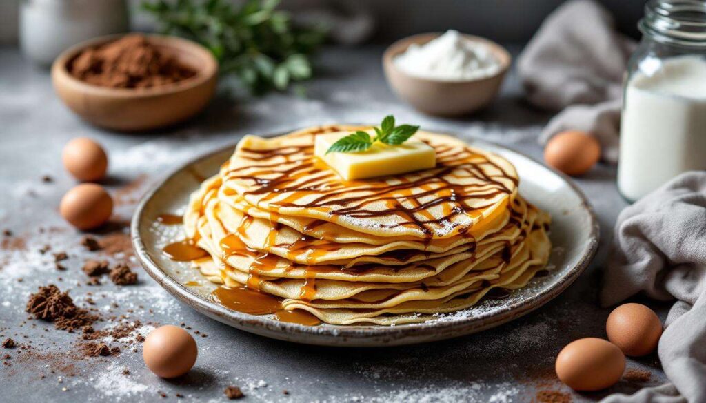 Les crêpes zébrées façon grand-mère, un dessert simple et tendre qui fait briller les yeux dès la première bouchée