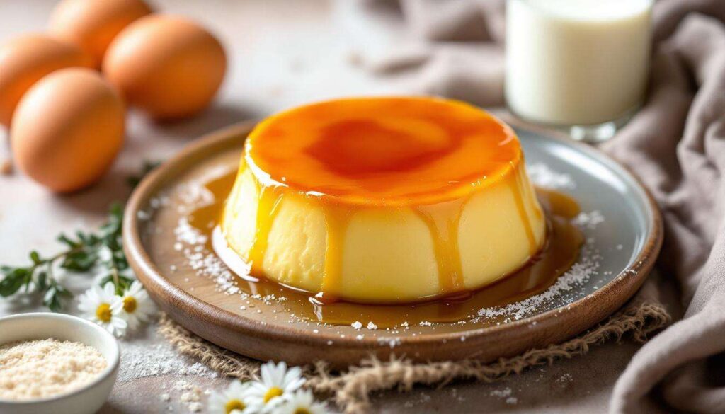 Je prépare un flan de grand-mère avec seulement 3 ingrédients