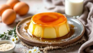 Je prépare un flan de grand-mère avec seulement 3 ingrédients