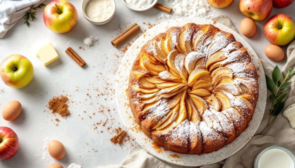 Oubliez la tarte : ce gâteau aux pommes signé Julie Andrieu est un pur régal