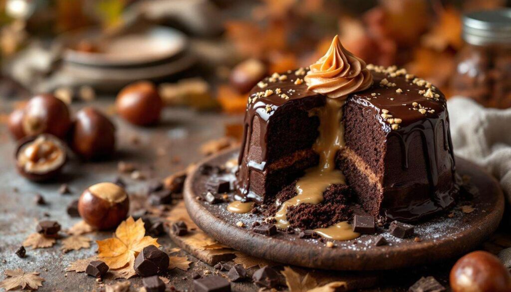 Fondant chocolat-crème de marrons : sans farine, ultra fondant à cœur, un classique d’automne à savourer bien au chaud