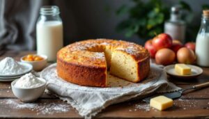 Ce gâteau aux pommes sans four bluffe tout le monde (prêt en 10 min)