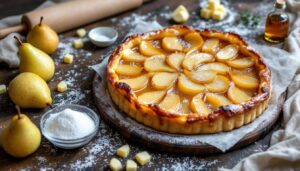 « La tarte tatin poire-vanille de ma grand-mère » : son secret ultra simple pour un dessert doré et moelleux sans complication