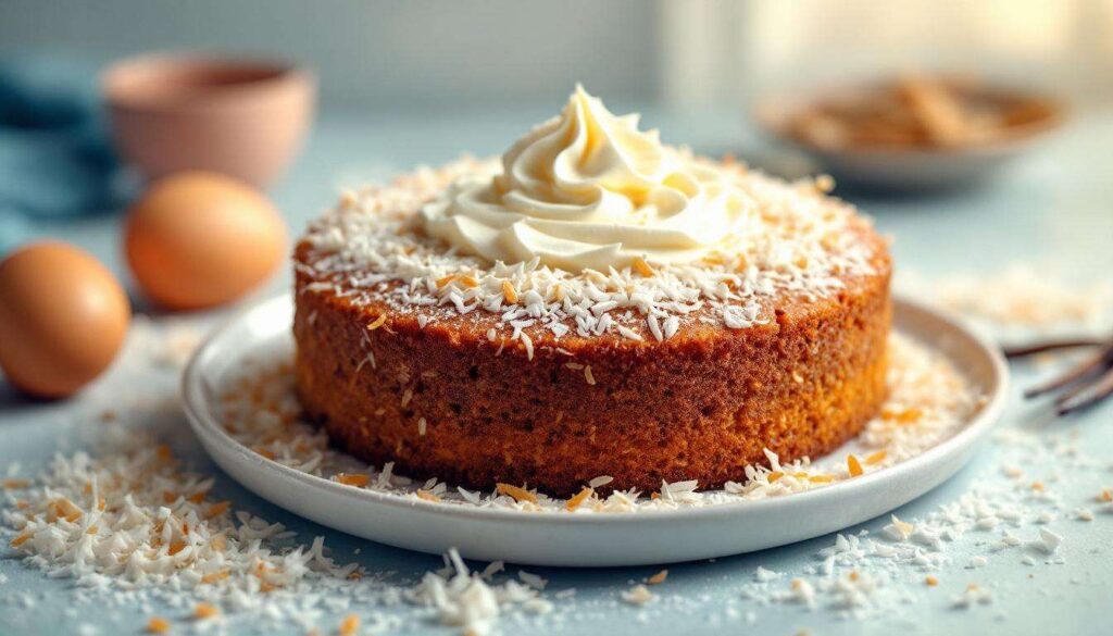 Gâteau coco ultra fondant à la crème fraîche : simple, moelleux et parfumé