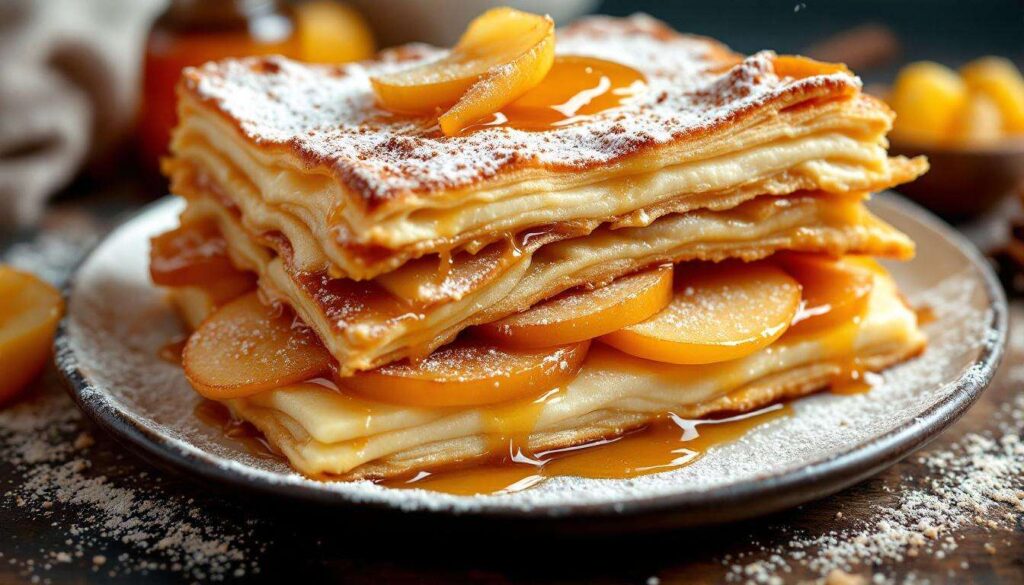 Mille-feuille de pommes : la recette savoureuse qui change de la tarte classique