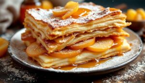 Mille-feuille de pommes : la recette savoureuse qui change de la tarte classique