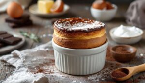 Soufflé au chocolat bien gonflé : la méthode simple pour un cœur fondant