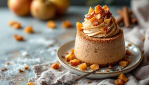 Un dessert aux marrons et aux pommes pour ceux qui mangent sans-gluten !