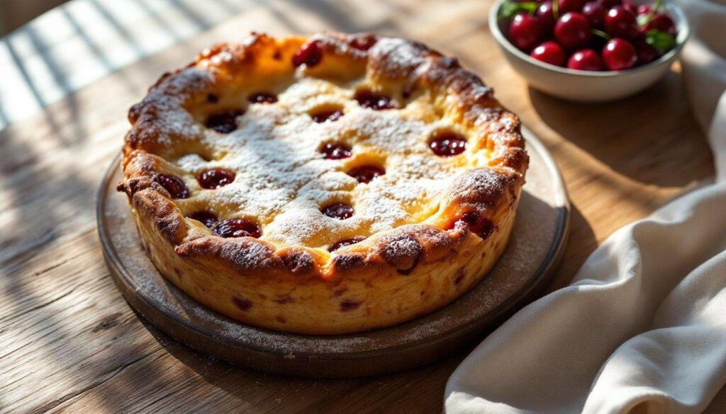 Le clafoutis de Julie Andrieu : l'astuce cachée qui change complètement la texture du dessert