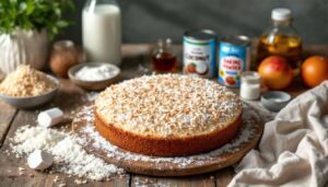 Gâteau à la noix de coco râpée